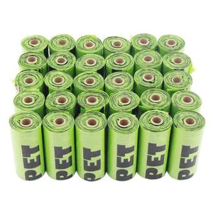 Sacs à déjections canines biodégradables et compostables en amidon de maïs, épais et faciles à transporter en extérieur – Offre Spéciale - Product Image 1