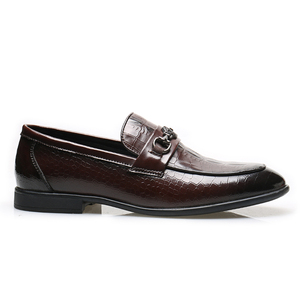 Chaussures décontractées pour hommes 2024, mocassins tendance avec empeigne en tissu résistant et élégant, matériau supérieur en tissu extensible, chaussures habillées - Product Image 1