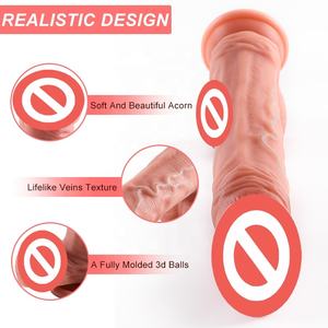 Vibratore Realistico in Silicone Liquido Riscaldante con Telecomando, Morbido, Impermeabile IPx6, Ecologico, Giocattolo Sessuale per Adulti - Product Image 1
