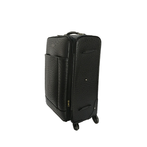 20 24 26 pouces <span class=keywords><strong>Carr</strong></span>és Granuleux Noir En Cuir De Peau Roulant Valise Voyage Bagages - Product Image 2