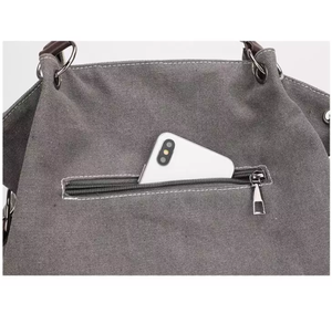 Sac à main en toile élégant, durable, léger, design spacieux, poignées confortables, parfait pour un usage quotidien, les voyages, le travail, les courses - Product Image 3