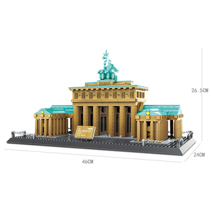 6211 Puerta de Brandenburgo de Berlín, Alemania, 1551 Piezas, Bloques de Construcción de Plástico ABS de Partículas Pequeñas, Juguetes Educativos para <span class=keywords><strong>Niños</strong></span> - Product Image 6