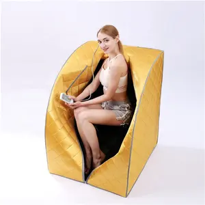 Sauna portátil de cuerpo completo para uso doméstico, Sauna de vapor con infrarrojos lejanos de ozono, en venta