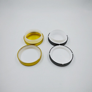 Lata Redonda de Metal con Tapa de Rosca, Acabado Mate, Envase para Regalos y Manualidades - Product Image 2