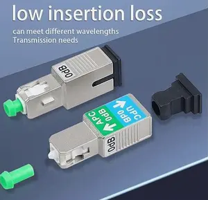 Factory Supply Fixed Attenuator FC ST SC LC MU E2000 1-15dB Low Insertion And Return Loss Variable Attenuator