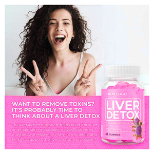 Ekstrak <span class=keywords><strong>Liver</strong></span> Cleansing <span class=keywords><strong>Detox</strong></span> & reparasi Gummies/ekstrak Thistle susu organik Vegan <span class=keywords><strong>Liver</strong></span> <span class=keywords><strong>Detox</strong></span> Gummies - Product Image 3