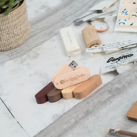 Nueva Memoria USB 2.0/3.0 con Diseño de Bolígrafo de Madera, Capacidad de 8GB, Ecológica, Compatible con PC, de 1GB a 64GB