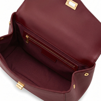 Sac à main à rabat vintage bordeaux pour femme, élégant sac à bandoulière, sac fourre-tout en cuir PU de qualité supérieure avec logo personnalisé pour femme