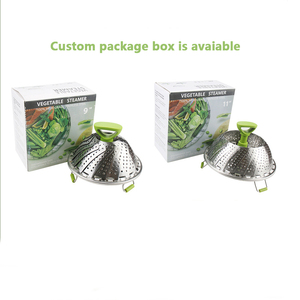 Cesta Plegable <span class=keywords><strong>de</strong></span> Acero Inoxidable <span class=keywords><strong>de</strong></span> 9 Pulgadas para <span class=keywords><strong>Cocinar</strong></span> <span class=keywords><strong>al</strong></span> <span class=keywords><strong>Vapor</strong></span> <span class=keywords><strong>en</strong></span> Ollas y Sartenes - Product Image 4