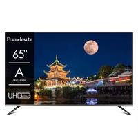 SEEWORLD TV pintar LED 4K, TV cerdas 65 inci layar datar 4K Ultra HD TV pabrik Google Webos TV grosir 32 "ke 65" harga murah