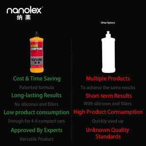 Pour <span class=keywords><strong>Nanolex</strong></span> 4500 pâte à polir Super-Cut à coupe rapide en une étape composé de frottement liquide efficace pour le polissage de voiture - Product Image 5