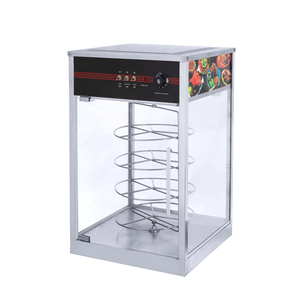 Vitrine chauffante compacte pour pizzas, 0,65 kW, avec éclairage LED, pour comptoir de restaurant et <span class=keywords><strong>buffet</strong></span> - Product Image 1