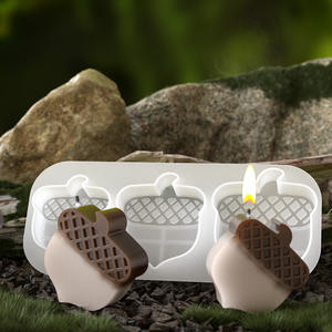 Molde <span class=keywords><strong>de</strong></span> Silicona para Accesorios del Hogar <span class=keywords><strong>de</strong></span> Yeso, Molde <span class=keywords><strong>de</strong></span> Silicona para Velas <span class=keywords><strong>de</strong></span> Aromaterapia con Tres Hongos y Piñas - Product Image 6