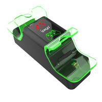 Base de Carga para Controlador Dual con Joystick Inalámbrico de Doble Asiento con Luz LED para XBOX Series X/S