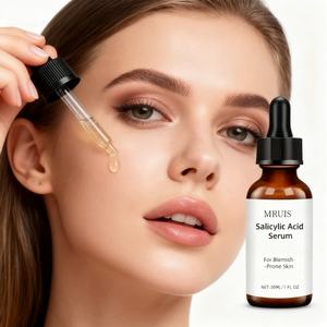 Sérum pour le visage à l'<span class=keywords><strong>acide</strong></span> <span class=keywords><strong>salicylique</strong></span>, <span class=keywords><strong>acide</strong></span> hyaluronique, vitamine C pour le soin de l'acné, éclaircissant, resserrant les pores, contrôle du sébum (30 ml, tous types de peau) - Product Image 4