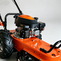 Débroussailleuse industrielle 4 temps à essence haute puissance, autotractée, poussée à la main, coupe-herbe 3800W avec fil nylon