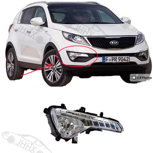 Pour KIA SPORTAGE 2011-2016 pare-chocs avant antibrouillard nouvel état 12V 6500K température de couleur modèle 922013W100 feux de conduite de voiture - Product Image 2