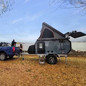 Nouveau design Offres Spéciales Family Camper Trailer Caravan Pop up Tent Camper Trailer avec arrière cuisine - Product Image 3