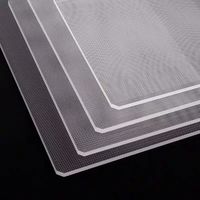 Plaque de guidage lumineux LED à points laser en PMMA, feuille acrylique haute transparence, Perspex, impression, découpe, polissage, personnalisable - Vente chaude