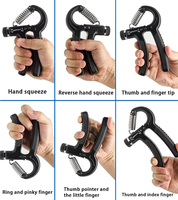 Entrenador de manos de 5-60kg, gimnasio, entrenamiento físico, ejercitador de agarre manual, muñeca, antebrazo, fuerza ajustable, brazo pesado, expansor de potencia carpiano
