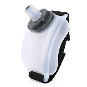Garrafa de água de pulso fácil de transportar para bicicleta, jarro esportivo inquebrável de cor personalizada 200ml sem BPA para academia