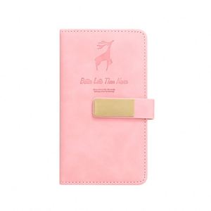 Simple A6 Business Notebook with Thickened Leather Cover Custom Printed LOGO for Foreign Trade Wholesale - Product Image 4
