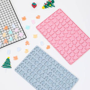 Outil de cuisson de biscuits créatifs en silicone de forme ronde grille de glace colle moule à goutte en résine écologique sans PC pour savon - Product Image 4