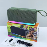 Enceinte portable BT 5.3 avec poignée, éclairage RGB coloré, contrôle vocal sans fil, application prise en charge, Boombox de bureau, vente en gros, usage intérieur