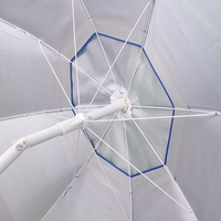 Nouveau cadre en métal polyester parasol parasol de plage prix départ usine protection de l'environnement parasol de plage géant