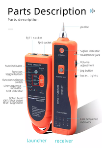 Multi Function Network 6 7 Cable Tester RJ45/RJ11/USB/BNC LAN Cable Remote Cable Tester - Product Image 5