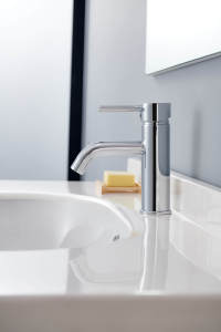 Grifo de baño de lujo moderno de acero inoxidable 304 con una sola manija y un solo orificio - Product Image 4