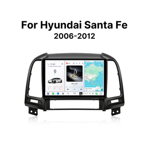 Youducar para <span class=keywords><strong>Santa</strong></span> <span class=keywords><strong>Fe</strong></span> 2006-2012, Radio de Coche Android, Reproductor de CD, Unidad Principal, Navegación, CarPlay, Audio de Alta Resolución, Asistencia de Marcha Atrás, Capacitivo - Product Image 1