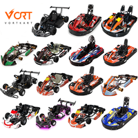 Vortkart - Go Kart Eléctrico Personalizado de Alta Calidad para Adultos, Vehículo de Karting con Batería para Pistas Interiores y Exteriores