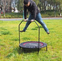 Fabricants d'origine : Rebounder de fitness pliable 40"/48"/54" avec tapis antidérapant et poignée pour exercices en salle de sport