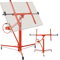 Nouvel élévateur de plaques de plâtre de 11 pi (4,8 m) conçu pour la construction de plafonds, capacité de 150 lb, avec câble de levage pour panneaux et support de levage pour plaques de plâtre