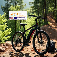 Sepeda Gunung Listrik 26-inci 48V Brushless 350W Motor Hub Belakang Baterai Lithium 21-percepatan Langsung dari Pabrik