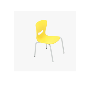 Chaise en plastique durable et empilable avec dossier ergonomique Design moderne sans bras Idéal pour les sièges de bureau de salle à manger à la maison - Product Image 1