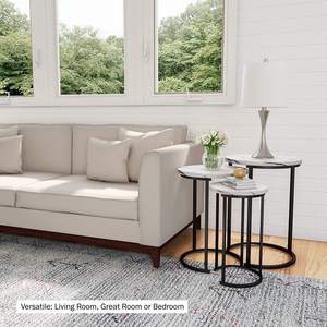 Hite-mesita <span class=keywords><strong>de</strong></span> noche <span class=keywords><strong>de</strong></span> madera, conjunto <span class=keywords><strong>de</strong></span> 3 mesas <span class=keywords><strong>de</strong></span> anidación - Product Image 5