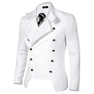 Chaquetas Steampunk medievales para <span class=keywords><strong>hombre</strong></span>, chaqueta Retro Vintage gótica, abrigo victoriano, disfraz de actuación para <span class=keywords><strong>Halloween</strong></span>, <span class=keywords><strong>2022</strong></span> - Product Image 5