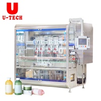 Machine de remplissage, d'emballage et d'étiquetage automatique de détergent liquide, de shampoing et de gel douche, vente chaude en usine, meilleur prix