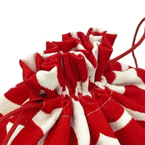 Bolsa de Maquillaje de Pana con Cordón, Ecológica, Estilo Vintage, en Forma de Corazón, para Guardar Cosméticos, Artículos de Aseo y Cuidado de la Piel, Tamaño Grande - Product Image 4