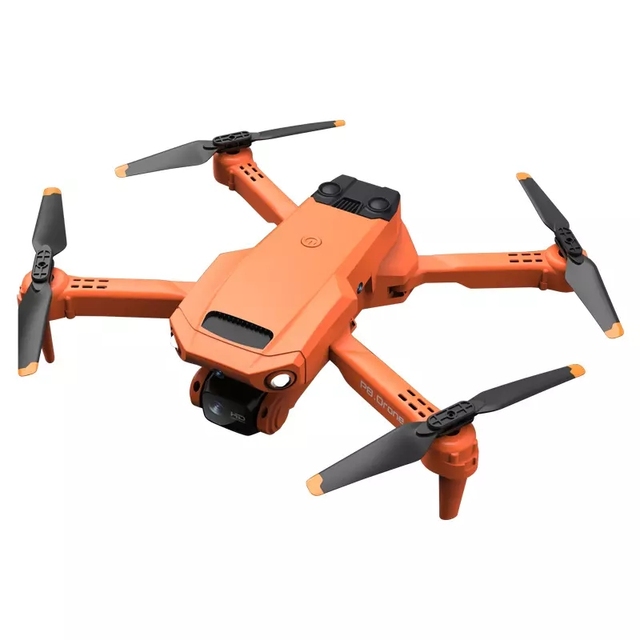 KBDFA P8 Plastic Beginner Drone 8K ESC Dual Camera 4K 5G WiFi FPV 360 Obstacle Avoidance Optical Flow Hover Foldable App Control