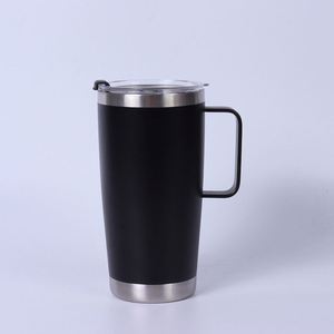 20Oz Stainless Steel Tumbler With Handle Spill Proof Sliding Lid <b>Cheap</b> 20Oz Tumbler <b>Set</b> Kitchen Dining ASM26 - Product Image 4