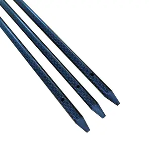 Varilla de fibra de carbono sólida cónica Pultruded Solid 3K Weave Surface Carbon Fiber Rod Bar