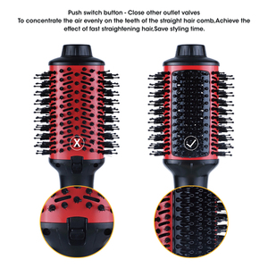 3 IN 1 <span class=keywords><strong>Brosse</strong></span> à air chaud en une étape 1200w multi styler Sèche-<span class=keywords><strong>cheveux</strong></span> Volumizer Air Straightener Thermal Oval Brush - Product Image 4