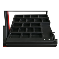 Équipement de garage automobile, machine d'équilibrage automatique des pneus à écran détachable de 24 pouces, auto-calibrante, pour garage