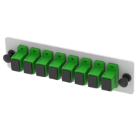 SC tipe 1U 24 Port UPC dipoles optik serat Panel Patch LC FTTX jaringan ODF telekomunikasi Model FTTH Splitter Fiber Optic peralatan