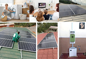 Système solaire hors réseau Blue Carbon, panneaux solaires 4 kW, onduleurs solaires, batterie au lithium solaire 24 V, système de stockage d'énergie solaire - Product Image 2