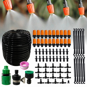 Sistema de riego por goteo con control automático Pantalla LCD Riego <span class=keywords><strong>para</strong></span> jardín Césped Patio Invernadero - Product Image 1