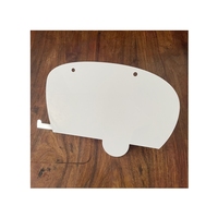 RTS rond cercle métal étain signe Plaques blanc blanc Sublimation feuilles d'aluminium ébauches 8 "9" 10 "11.75" 12"